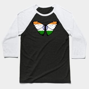 Vintage India Butterfly Moth | Pray For India and Stand with India Baseball T-Shirt